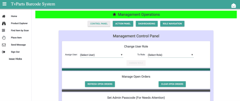 Autonomi built a custom bar code system for the operations team at TV Parts Today.